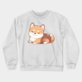 Cute Chibi Shiba Inu Crewneck Sweatshirt